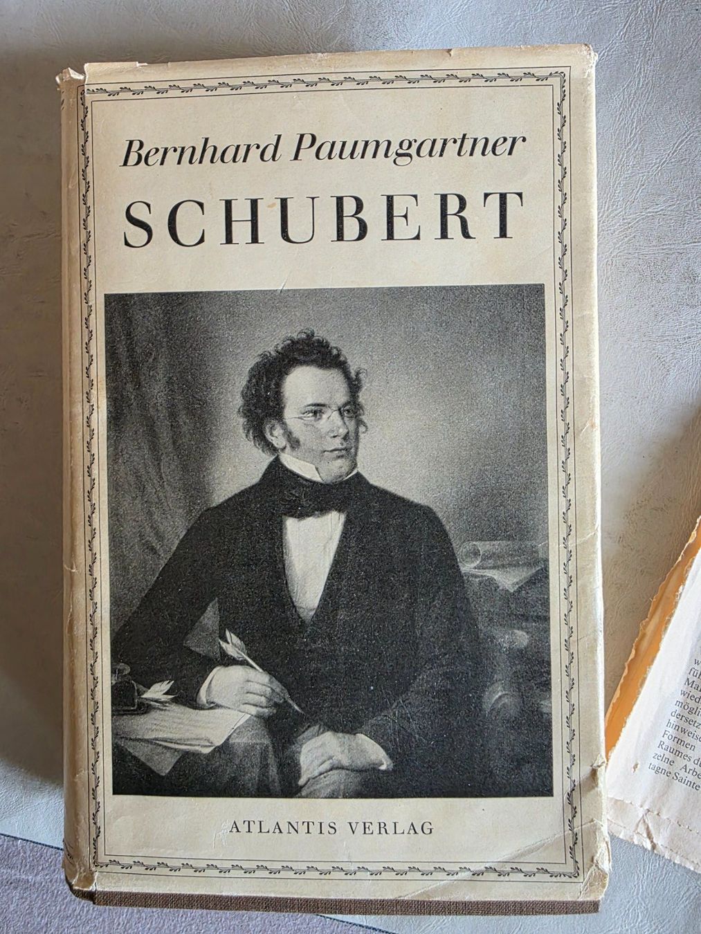 Libri: Bernhard Paumgartner - SCHUBERT Atlantis Verlag 1947 – Usato da Walterswil BE venduto da Lonitti