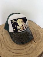 XTRESS Exclusive Trucker Cap – Grün/Weiss – Croco-Look