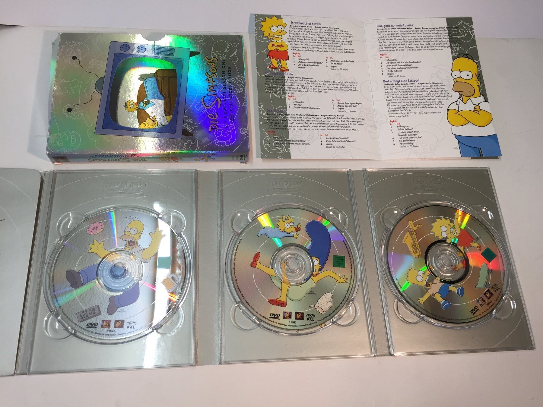 Alle DVDs: 3 x DVD Die Simpsons, Collectors Edition – Gebraucht aus Schaffhausen von sparzone