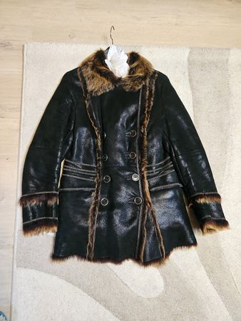 Damen-Lammfelljacke aus echtem Leder