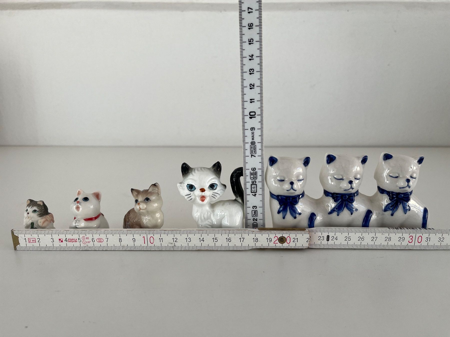 Statuette: 5 Stk. Katzen aus Keramik – Usato da Wetzikon ZH venduto da seli03 6