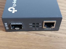 Gigabit Media Converter Glasfaser-Ethernet inkl. SFP-Modul