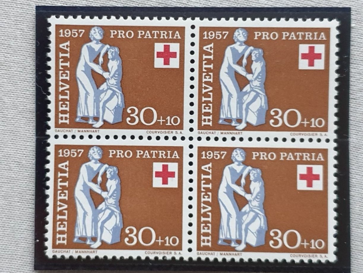 Tutti i francobolli: (480) Pro Patria 1957 – Usato da Schwarzhäusern venduto da Inot3 3