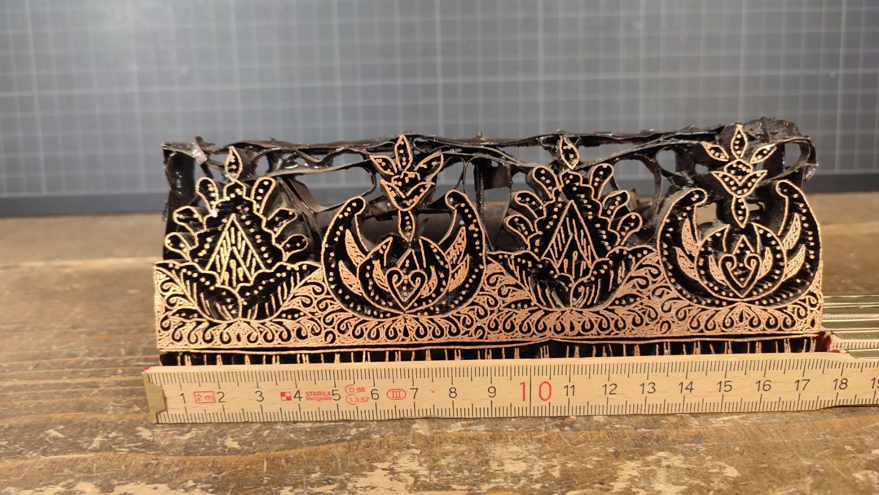 Timbri: Wunderschöner alter Textil Stempel nr 24 – Usato da Gelterkinden venduto da MYSTOREFORYOU4460 4