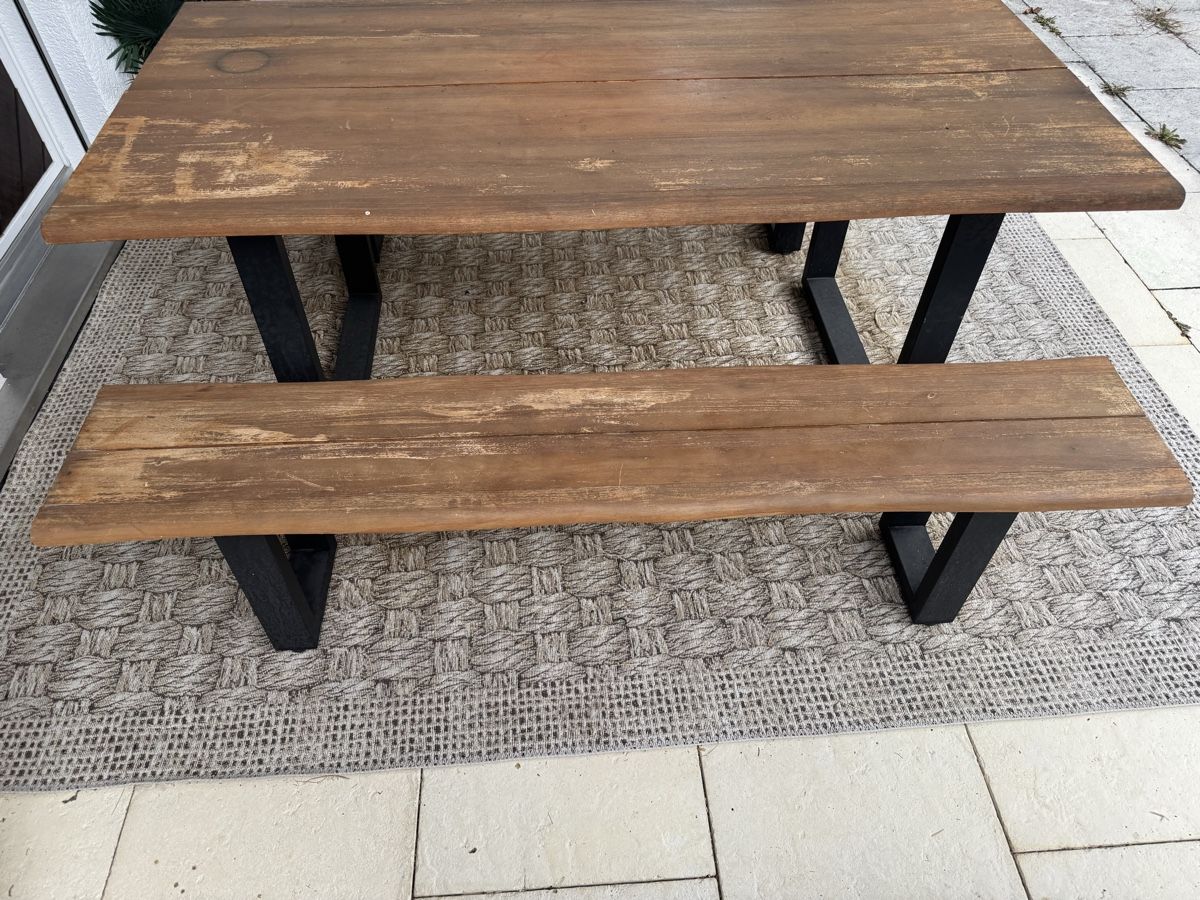 Tavoli: Holztisch mit Sitzbänke – Usato da Oetwil am See venduto da cos_lzr8 3