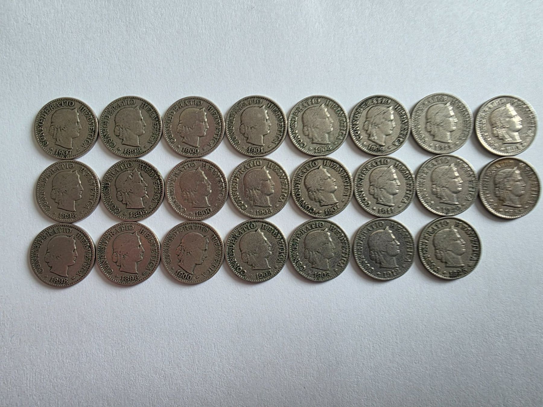 Toutes les monnaies: 5 centimes – D'occasion à Concise par coolinvest