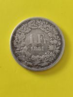 1franken silber 1851 uralt