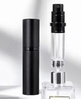 Mini Parfüm Flasche - 5ml / Nachfüllbar (schwarz)