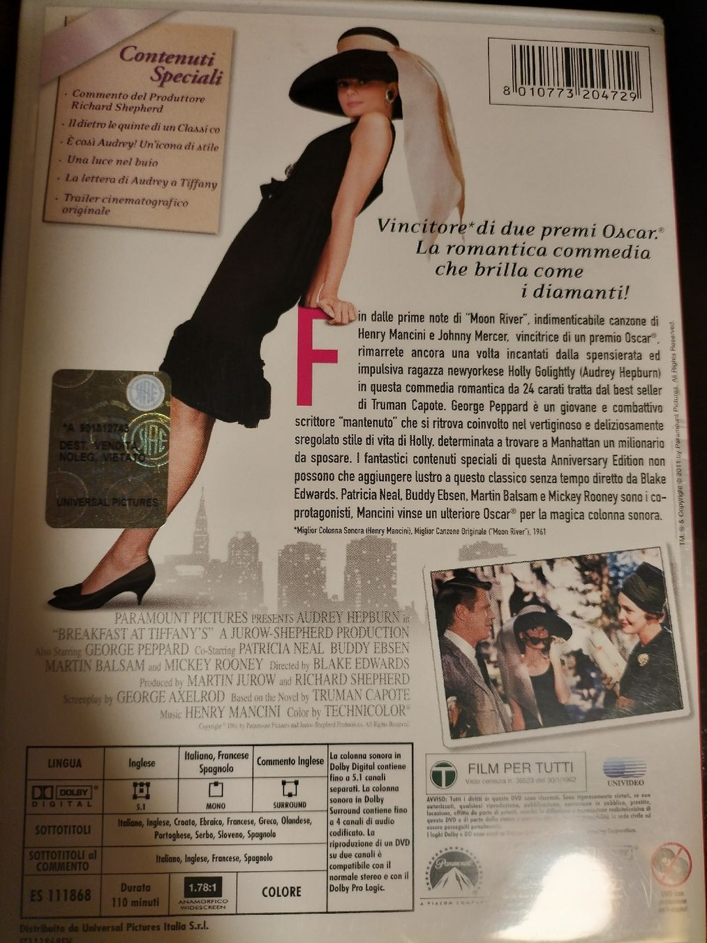 Tutti i DVDs: Dvd Colazione da Tiffany – Nuovo (secondo la descrizione) da Penthalaz venduto da fed_5ypc 1