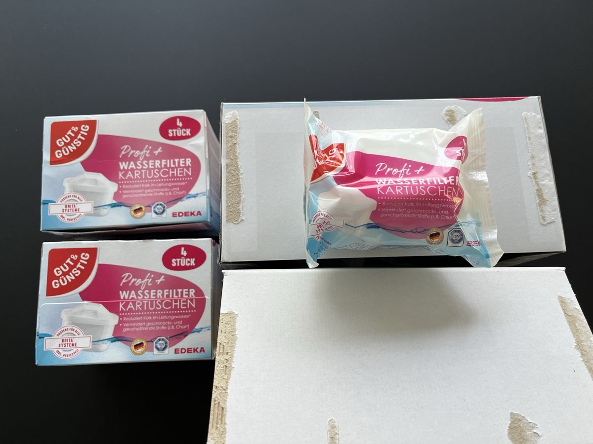 Sanitär: 19 Wasserfilter-Kartuschen Brita-Typ  – Neu und originalverpackt aus Wilen b. Wollerau von cel_wmz9 1