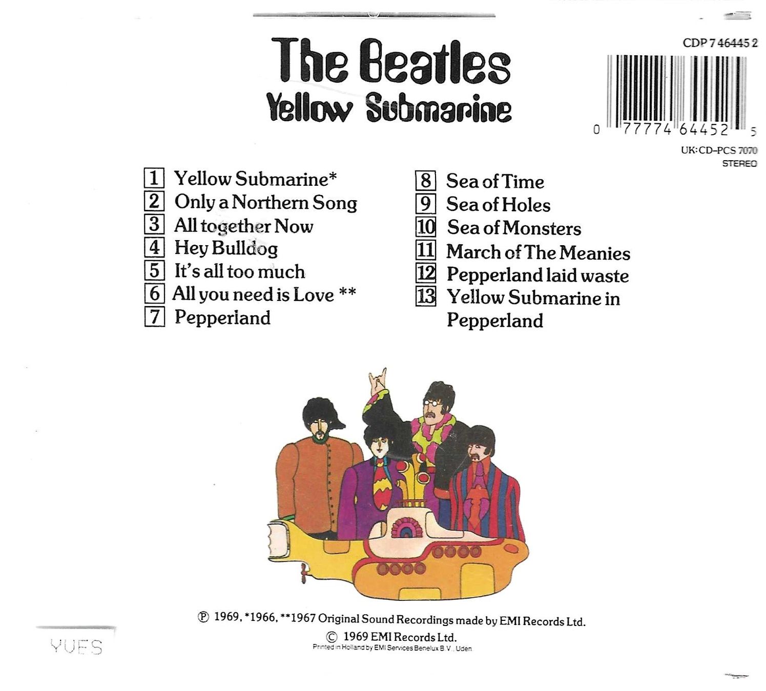 CD: The Beatles - Yellow Submarine – Usato da Savagnier venduto da Ne2065 1