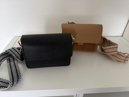 Two Makani Handbags black and tan