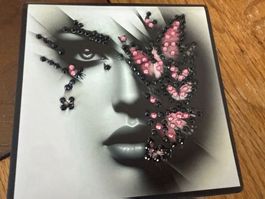 Notiz-Zettelhalter-Frauengesicht-Auffüllbar-Painten-Selfmade
