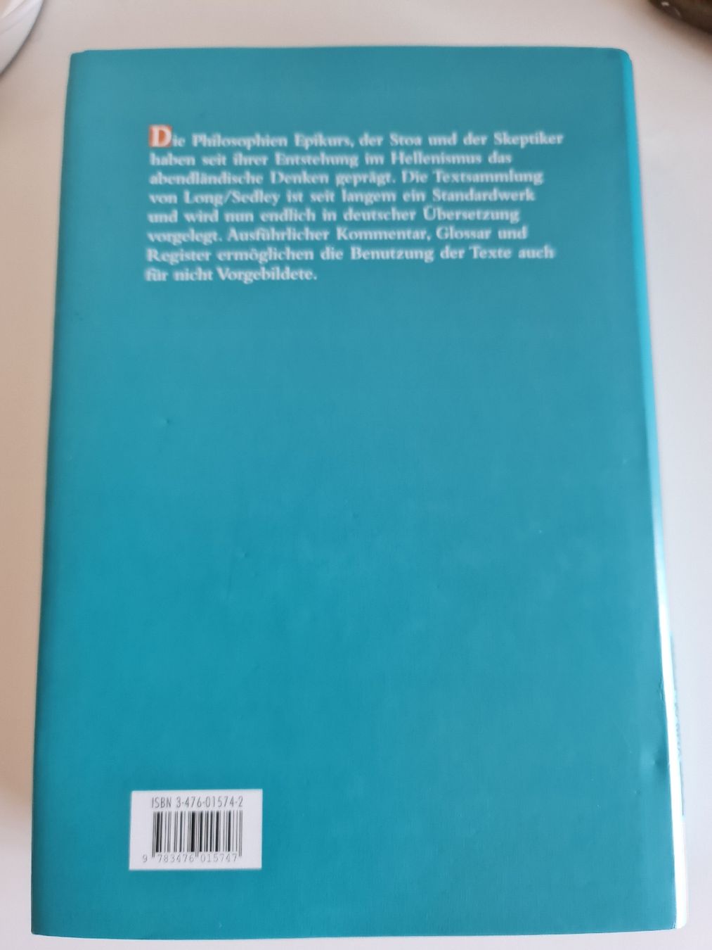 Libri: Die hellenistischen Philosophen – Usato da Basel venduto da Bafidu 2
