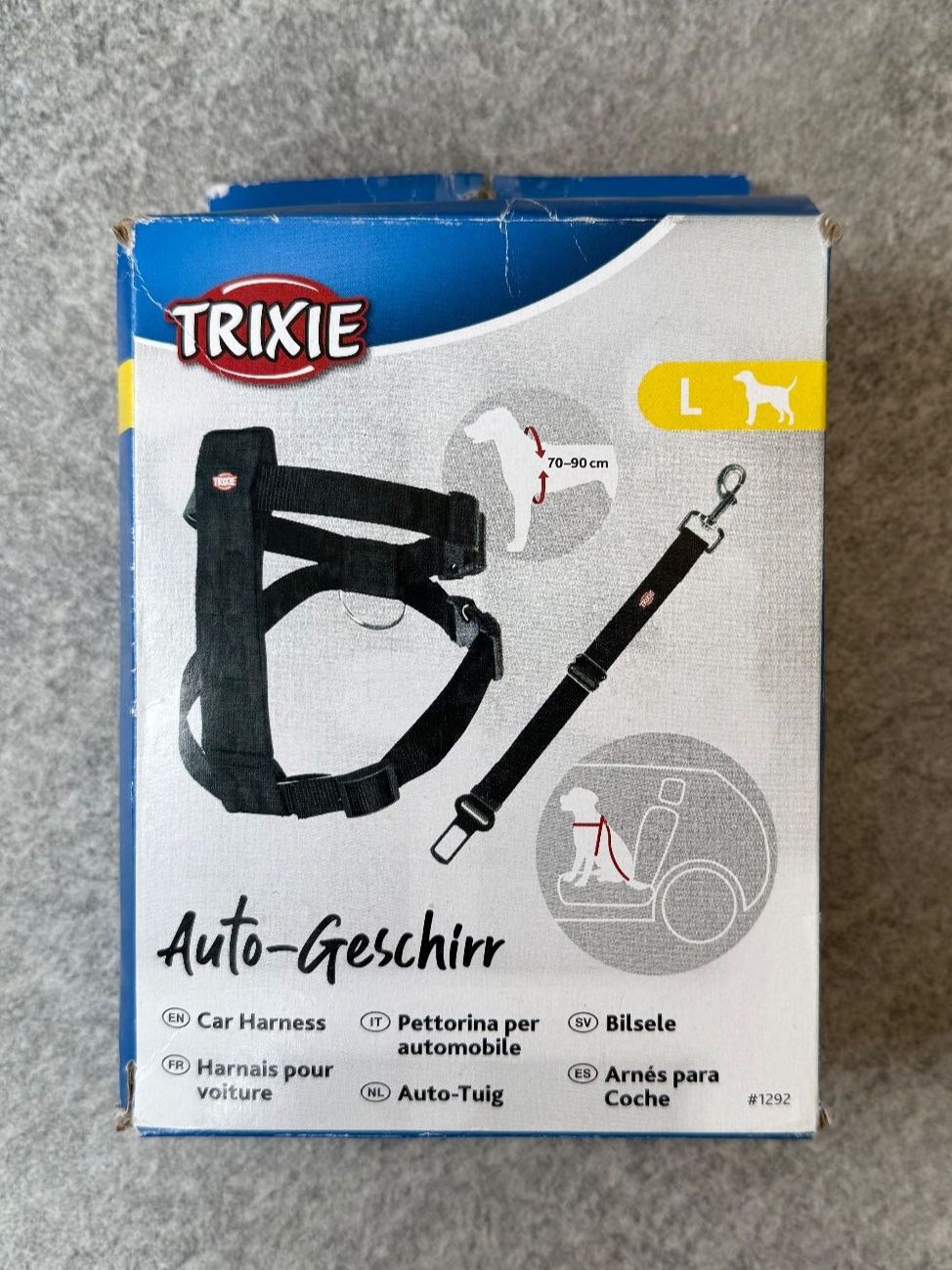 Trixie Collier et laisse: Trixie Autogeschirr L – Neuf avec emballage d'origine à Zürich par Aquarium_Seerose