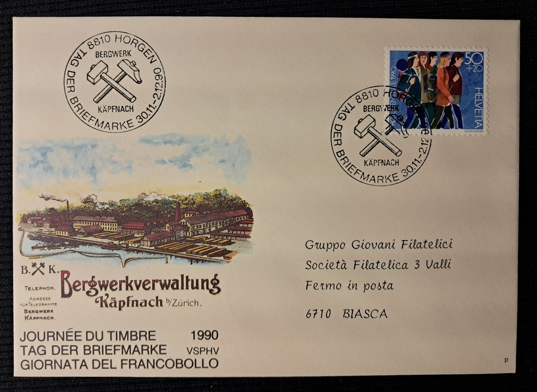 Alle Briefmarken: FDC HORGEN 1990 – Gebraucht aus Ponto Valentino von giorgia06