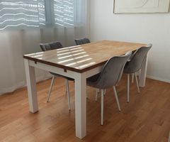 Esstisch mit Stühlen Holz neuwertig