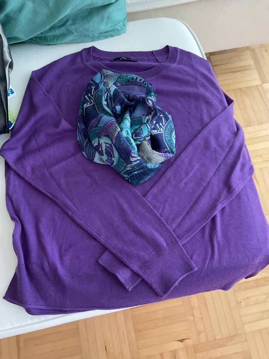 Mango Pullover & Sweatshirts: Damen Pullover MNG lila Grösse S guter Zustand – Gebraucht aus Roggwil TG von Straven