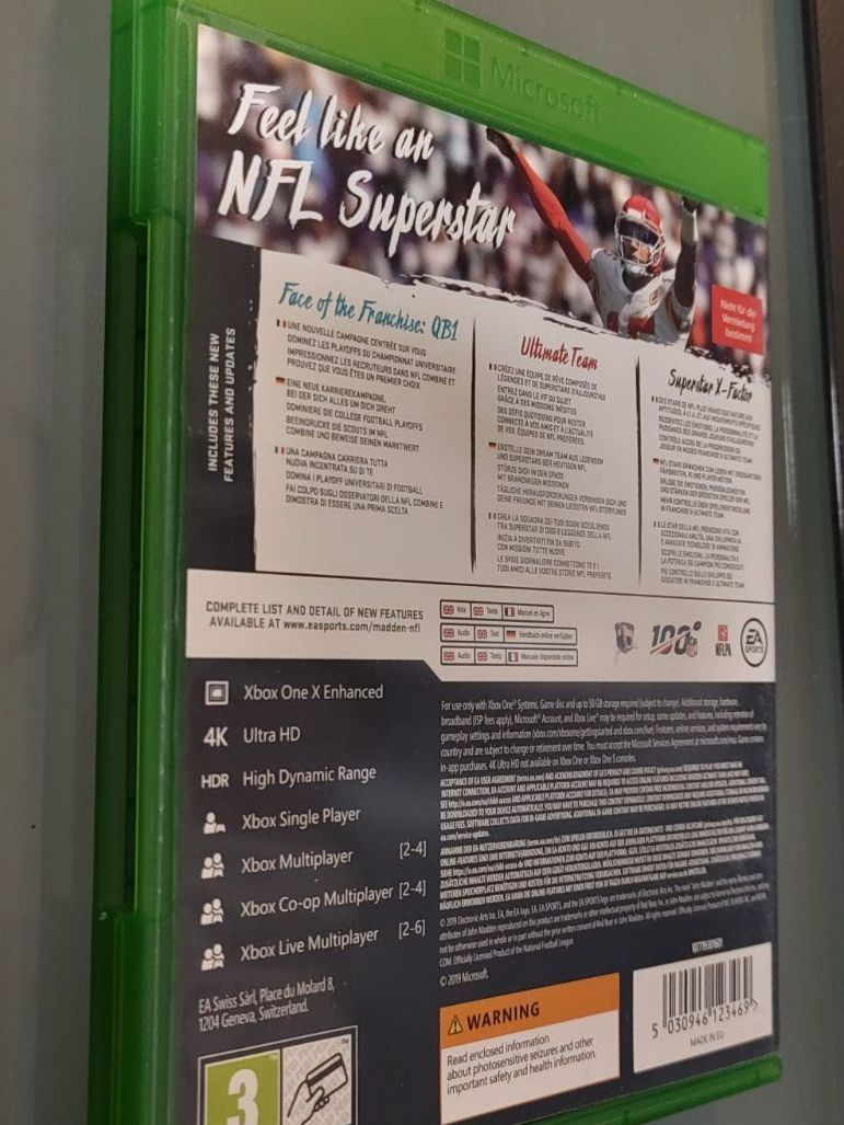 Giochi: Madden 20 EA Sports XBOX ONE Game – Usato da Dottikon venduto da Oldyfreak 1