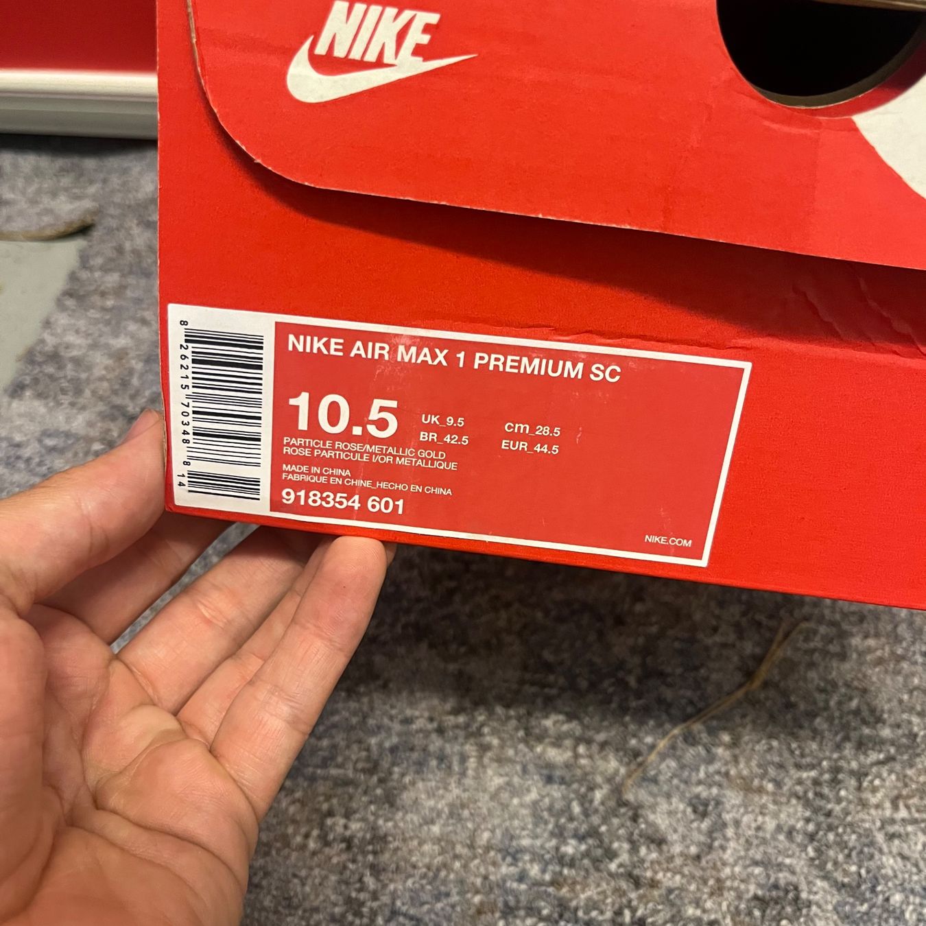 Nike Herrenschuhe: Nike Air Max 1 Jewel Rosé – Gebraucht aus Winterthur von LaBodega 1
