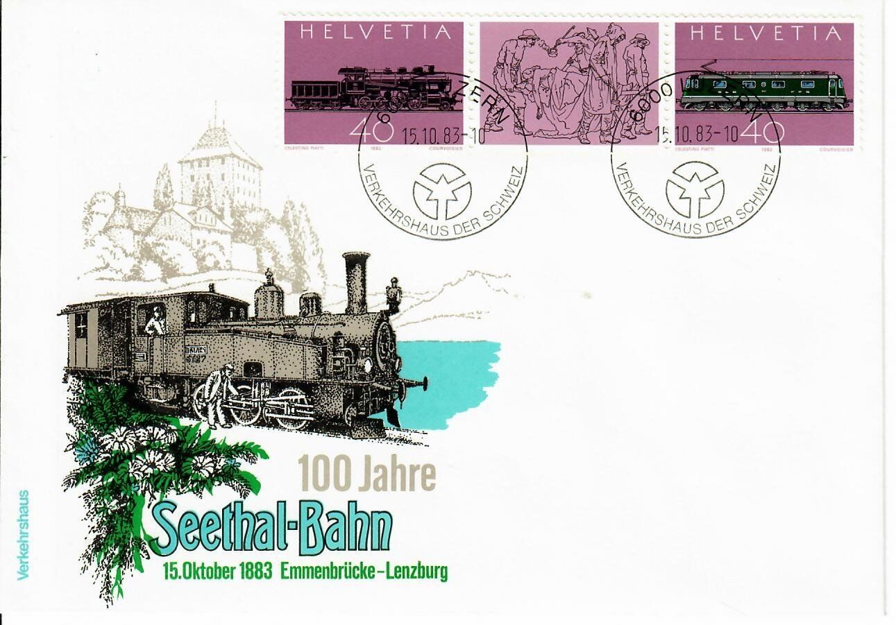 Tutti i francobolli: 100 Jahre Seethal - Bahn – Usato da Hochdorf venduto da Ziegel-16