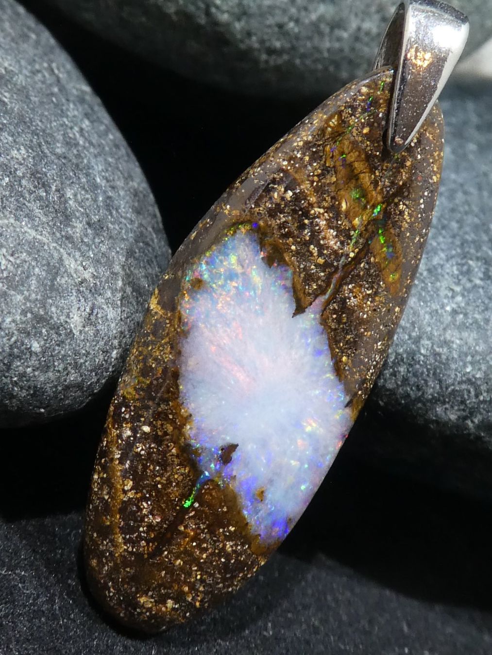 Ciondoli: Boulder Opal Anhänger. – Nuovo (secondo la descrizione) da Niederbüren venduto da Raphael014