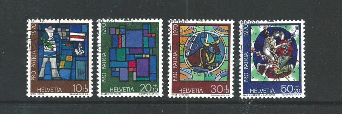 Tutti i francobolli: 1970 Pro Patria – Usato da Trübbach venduto da Sammer51