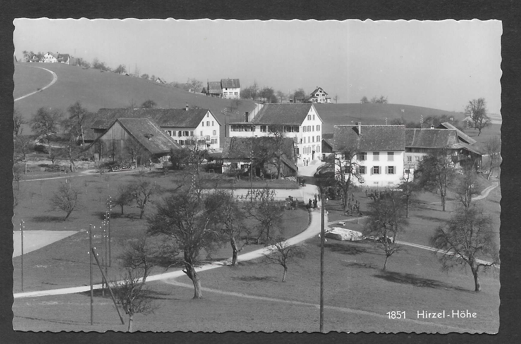 Cartoline postali: Hirzel Hirzel - Höhe Teilansicht – Usato da Olten venduto da clotaldi