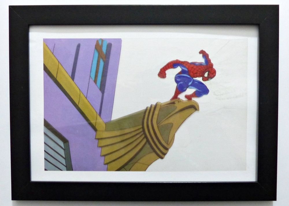 SPIDER-MAN FIN FANG FOOM CENTURY ANIMATION CELL MARVEL 1994 (Neu ...