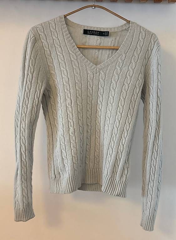 Ralph Lauren Maglioni & Felpe: Ralph Lauren 100% Cashmere Pullover hellblau – Usato da Oetwil am See venduto da Aldox108