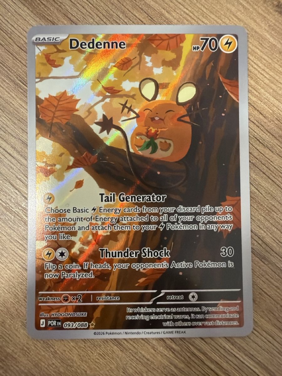 Pokémon Carte collezionabili: Dedenne (POR 093) – Nuovo (secondo la descrizione) da Emmenbrücke venduto da Pack_Ripper