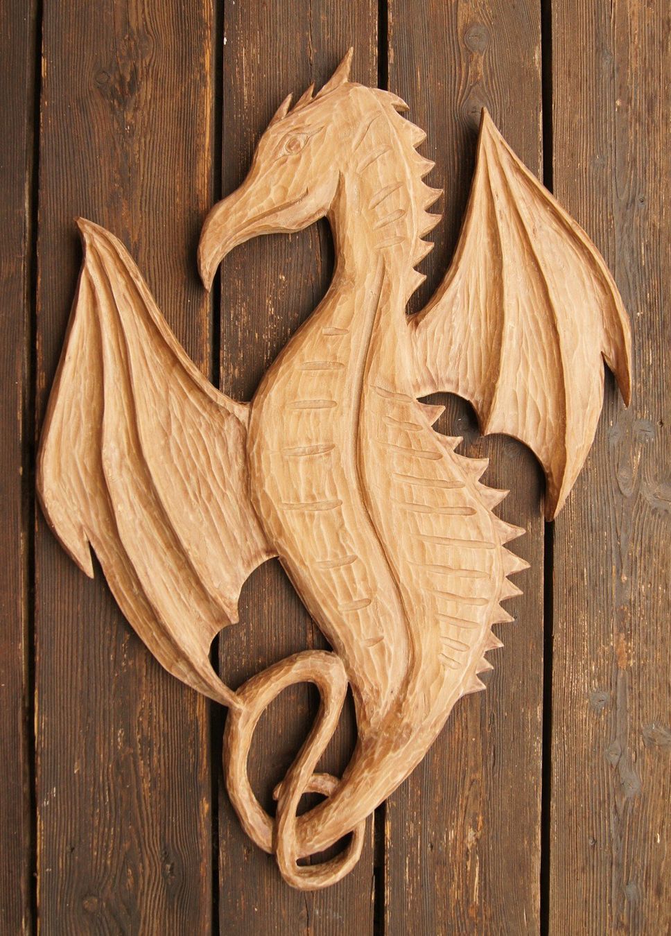 Skulpturen & Statuen: Geschnitzter Drache  – Neu (gemäss Beschreibung) aus Fribourg von erw_68dx 2