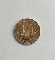 Half Penny England 🇬🇧 1953 Stempelglanz alte Münze