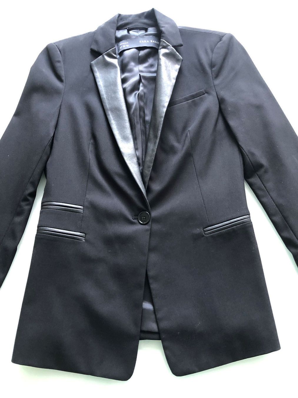 Zara Giacche: Edel Zara Blazer schwarz mit kunstleder – Nuovo (secondo la descrizione) da Adliswil venduto da Jessik0 3
