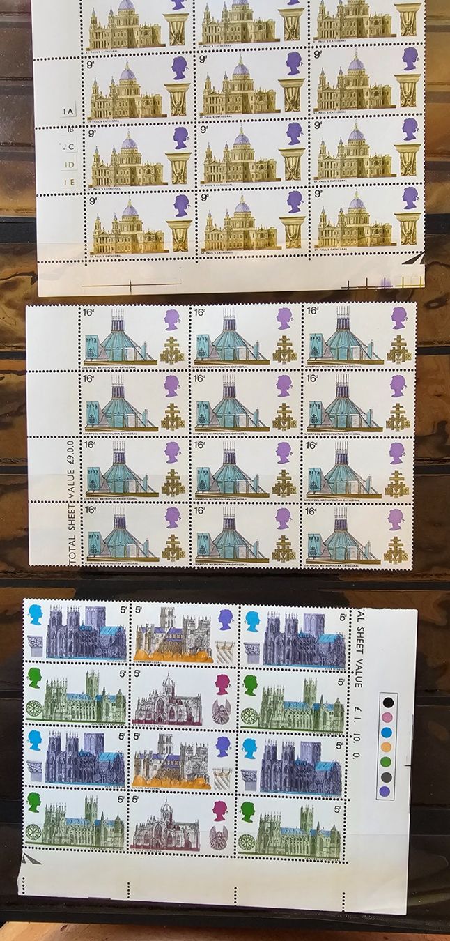 Tutti i francobolli: UK -  British Cathedrals ** 1969 – Nuovo (secondo la descrizione) da Les Valettes venduto da Nuba1
