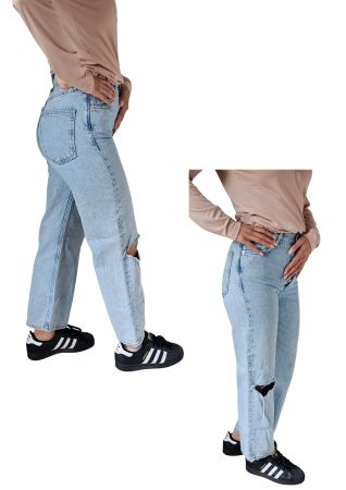 MANGO „Gabriela“ Jeans – Hellblau – Grösse 34 EUR