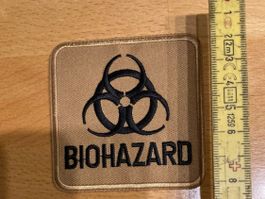 Biohazard Patch Sticker Aufnäher Metal Rock Band 2