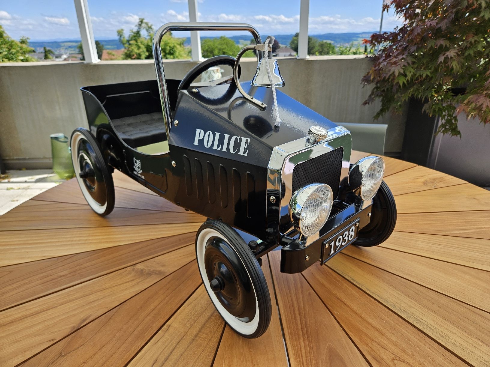 Baghera Veicoli per bambini: Baghera Polizei Trettauto aus Blech – Nuovo (secondo la descrizione) da Grenchen venduto da Fluri1 3