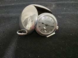 Berel Fils & Cie. Taschenuhr Silber, Antik 925 Läuft