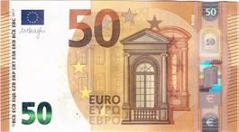 50 Euro U Frankreich France U001 Draghi UNC