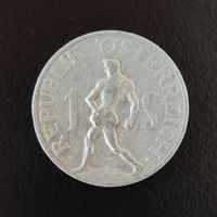 1 Shilling Münze Österreich 1947