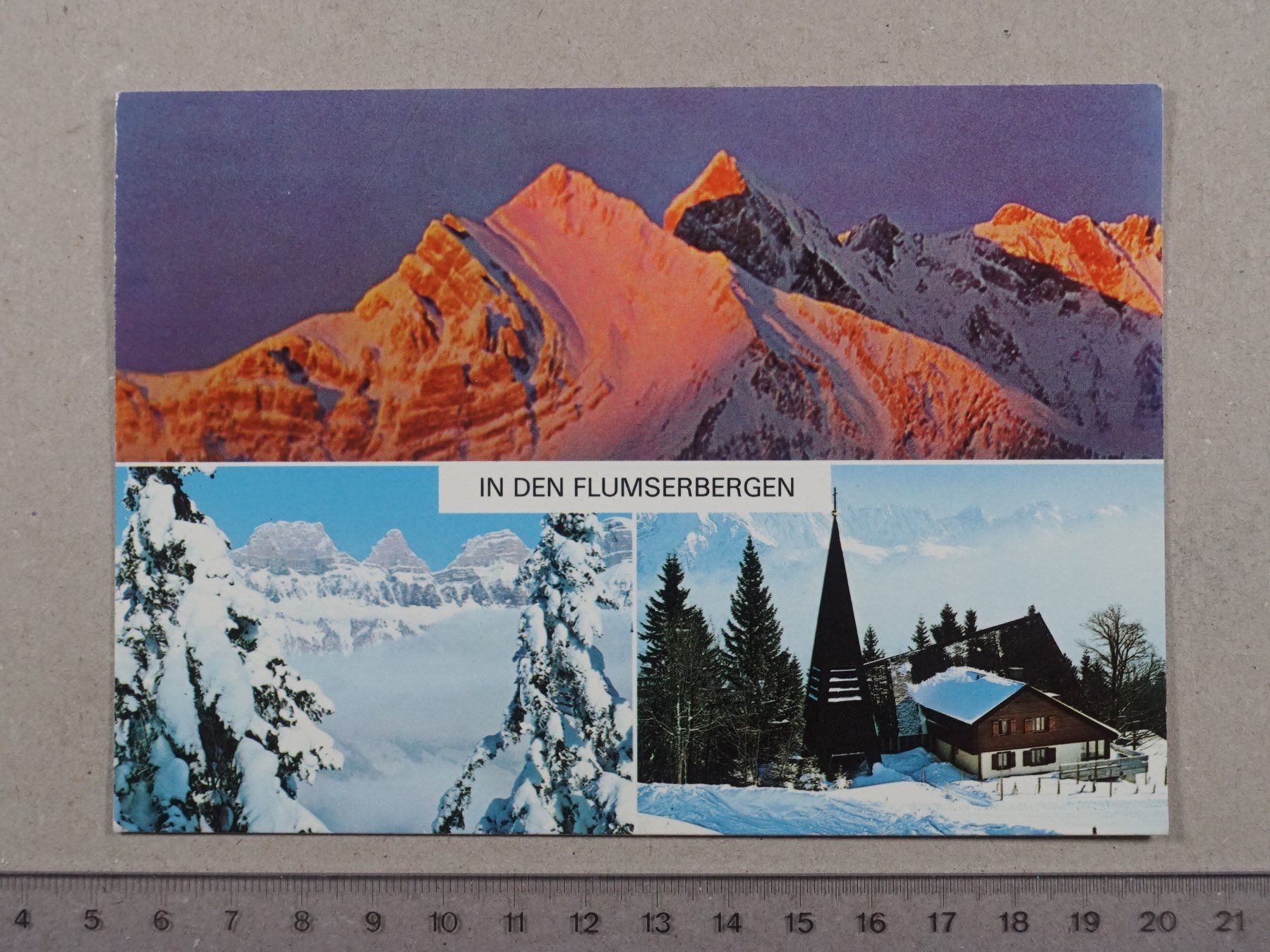 Cartoline postali: Flumserberge, 1988 – Usato da Lenzburg venduto da fh1