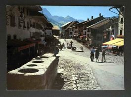 AK Gruyeres la rue pittoresque