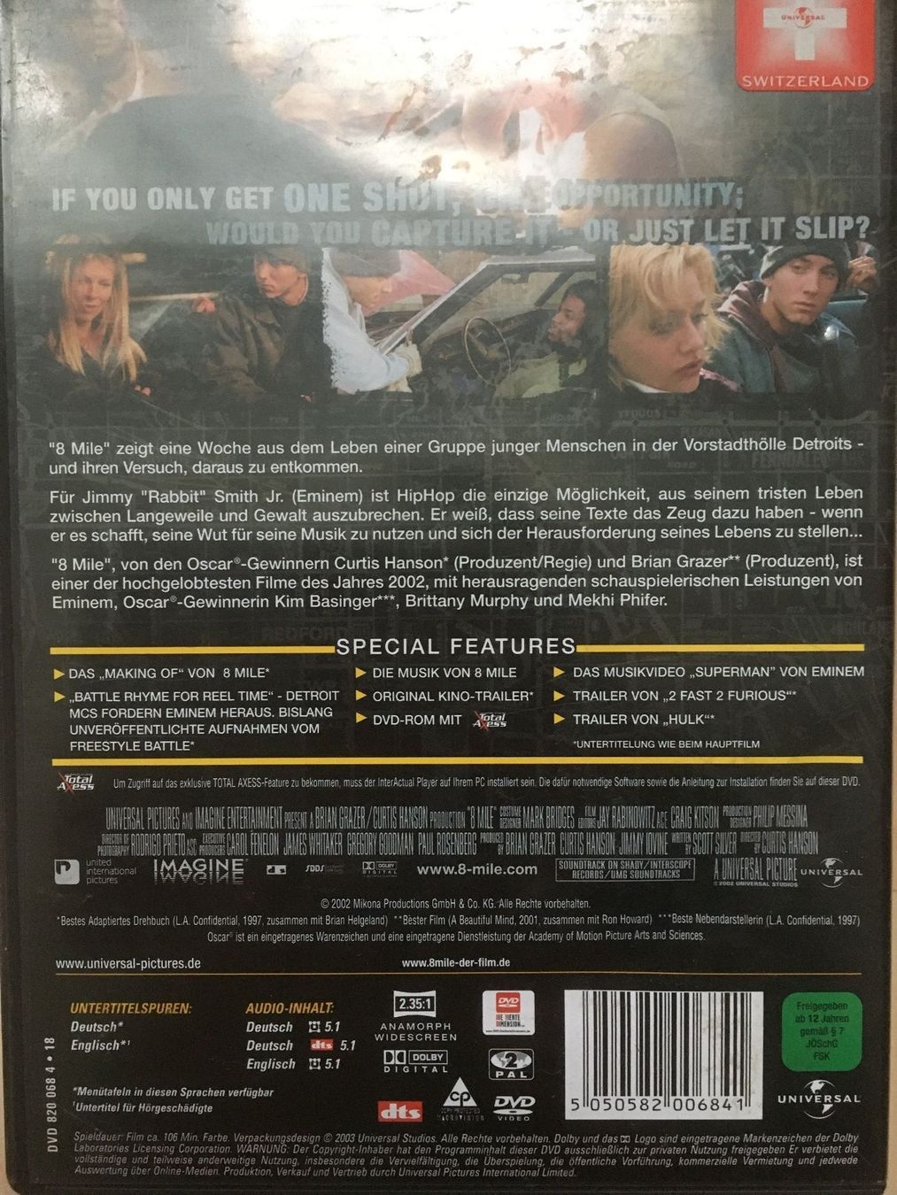 Tutti i DVDs: 8 Mile – Usato da Oberurnen venduto da Numi2000 1