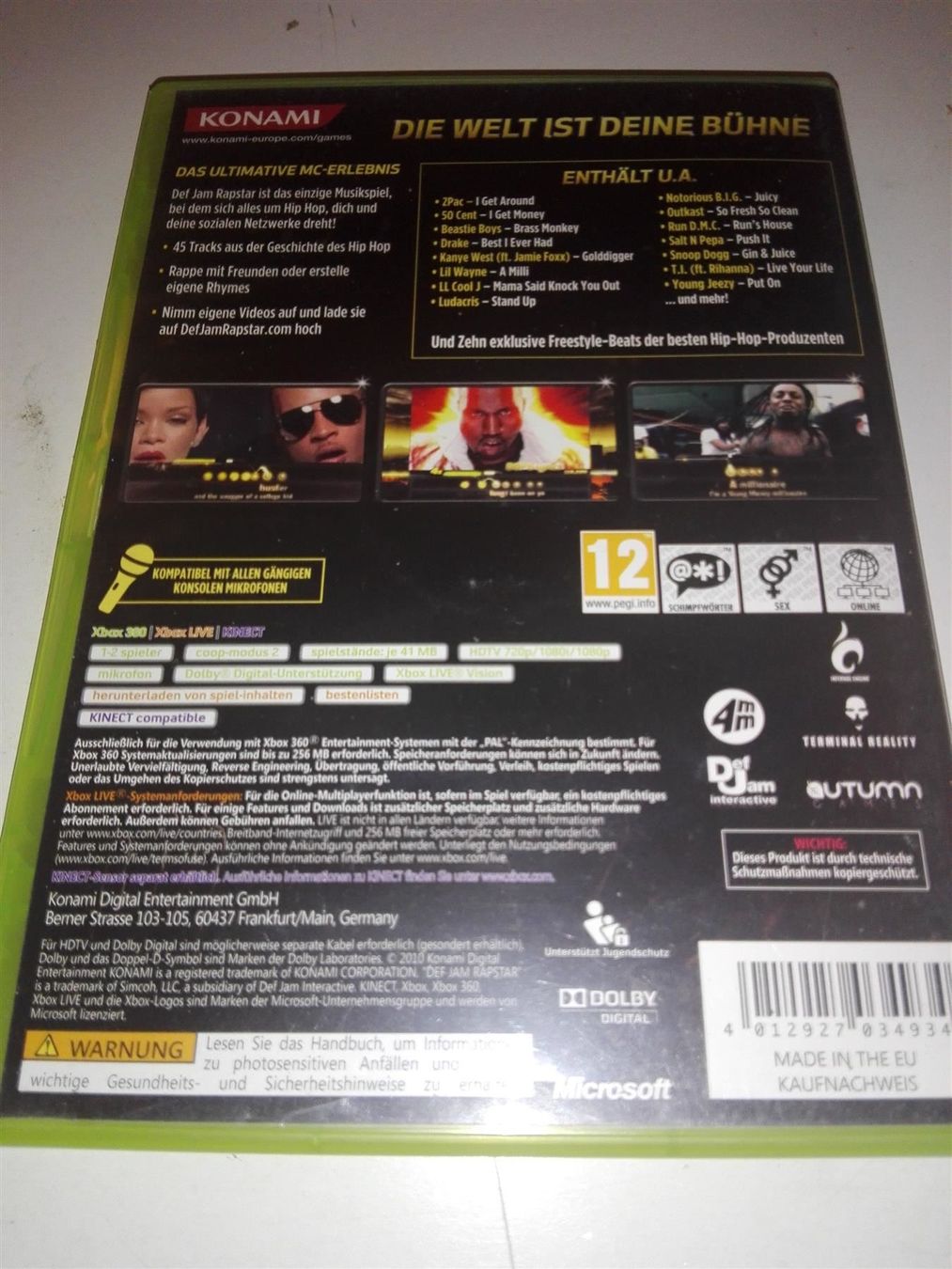 Microsoft Giochi: Def Jam Rapstar     (XBox-360) – Usato da St.Gallen venduto da elk2022 5