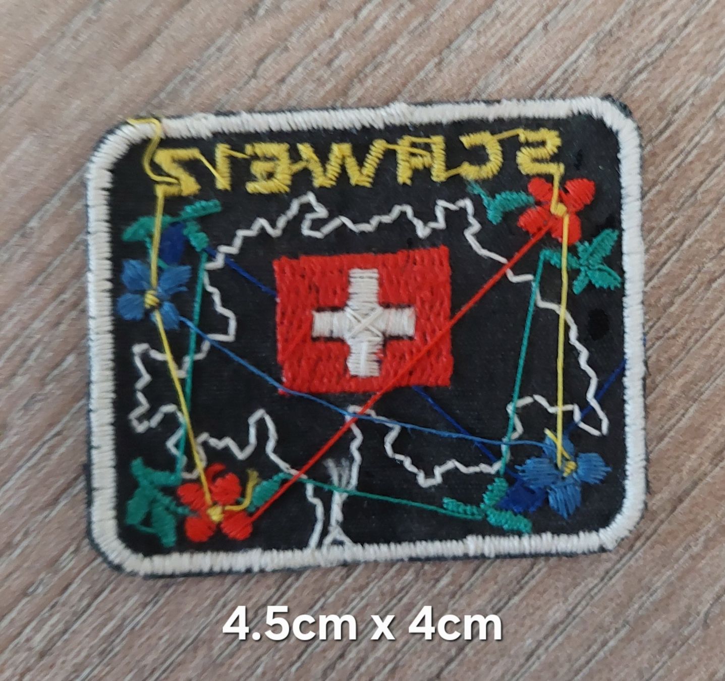 Placchette & Badge: Badge , Patch, Aufnäher SCHWEIZ "Landesgrenze"(17) – Nuovo (secondo la descrizione) da Schwarzenbach SG venduto da Rigus 1