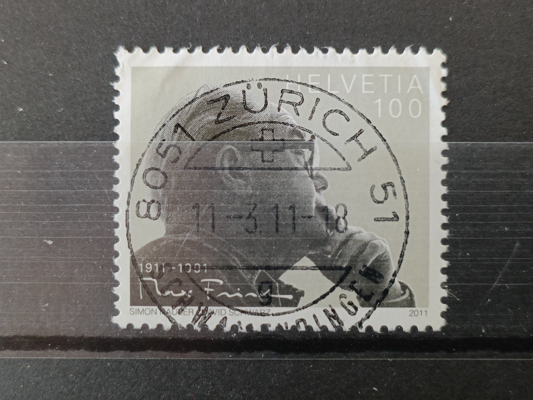 Alle Briefmarken: 2011 Max Frisch Voll Stempel – Gebraucht aus Dübendorf von goeggi79