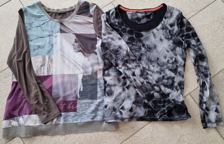 2 Langarmshirts von Bianca & Luisa Cerano, Grösse M