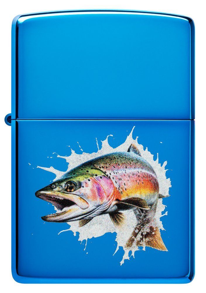 Zippo Accendini: ZIPPO Springender Fisch Feuerzeug 60007370 – Nuovo e nell'imballaggio originale da Ennenda venduto da Benzinflamme 1