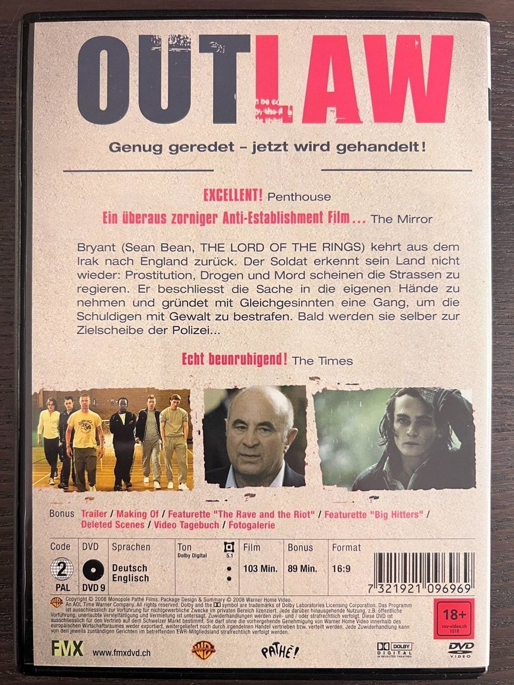 Tutti i DVDs: Outlaw - Fighting Back – Usato da Zürich venduto da FilmFreunde 1